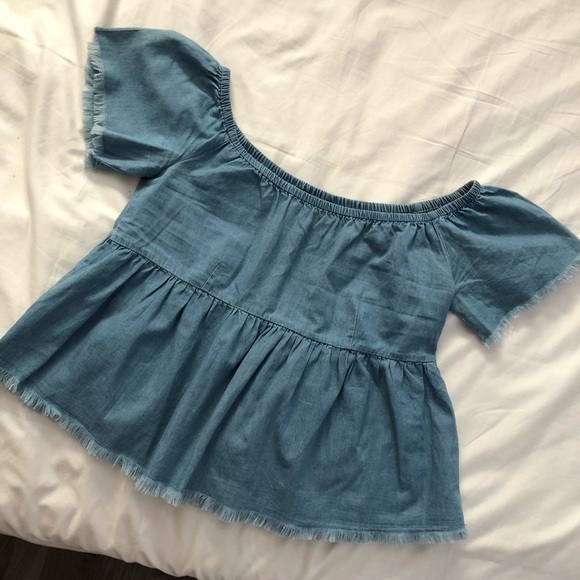 Jean loose top - Picture 1 of 3